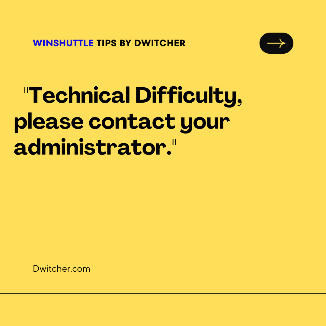 You are currently viewing “Technical Difficulty, please contact your administrator” in EngageOne Administration