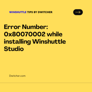 Read more about the article Error Number: 0x80070002 while installing Winshuttle Studio