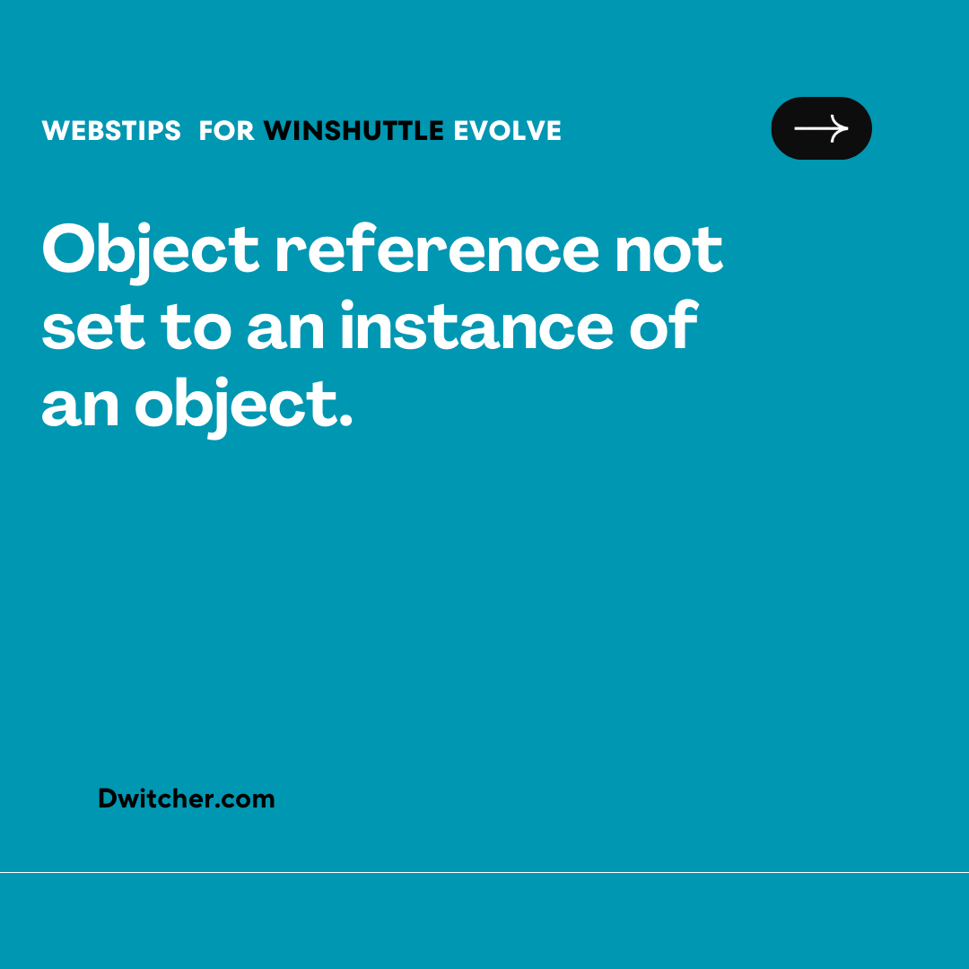 Read more about the article Error- Object reference not set to an instance of an object.” error while opening the form.