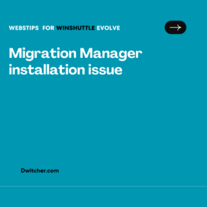 Read more about the article Installation Problem with Migration Manager
