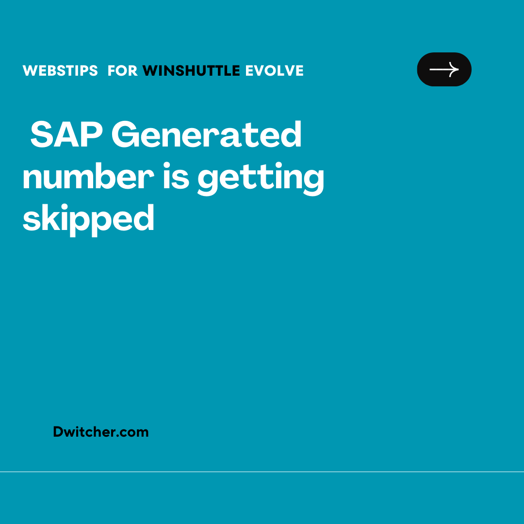 You are currently viewing Skipping of SAP-Generated Numbers
