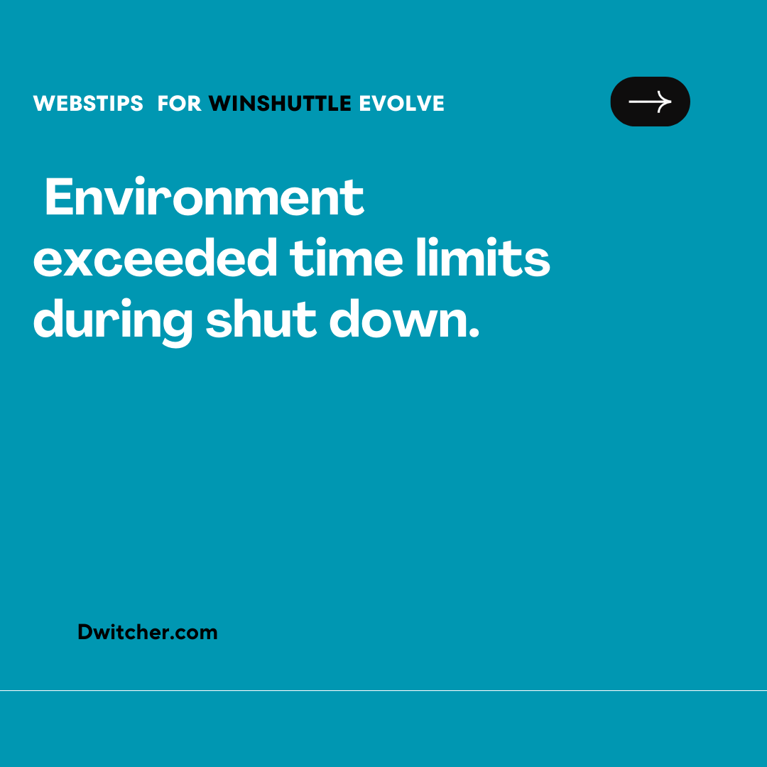 You are currently viewing Evolve Worker Server Error: Environment Exceeded Time Limits During Shutdown