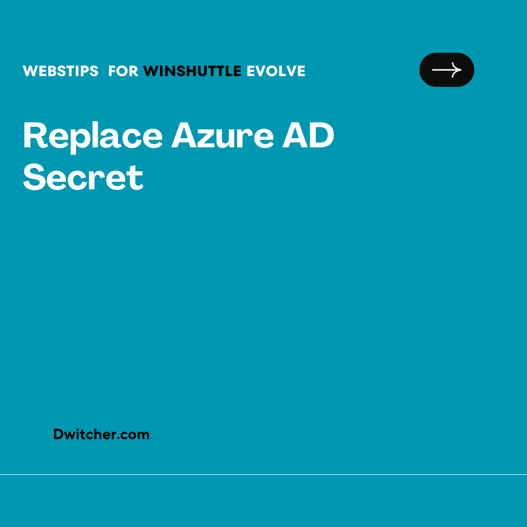 Read more about the article Update Azure AD Secret