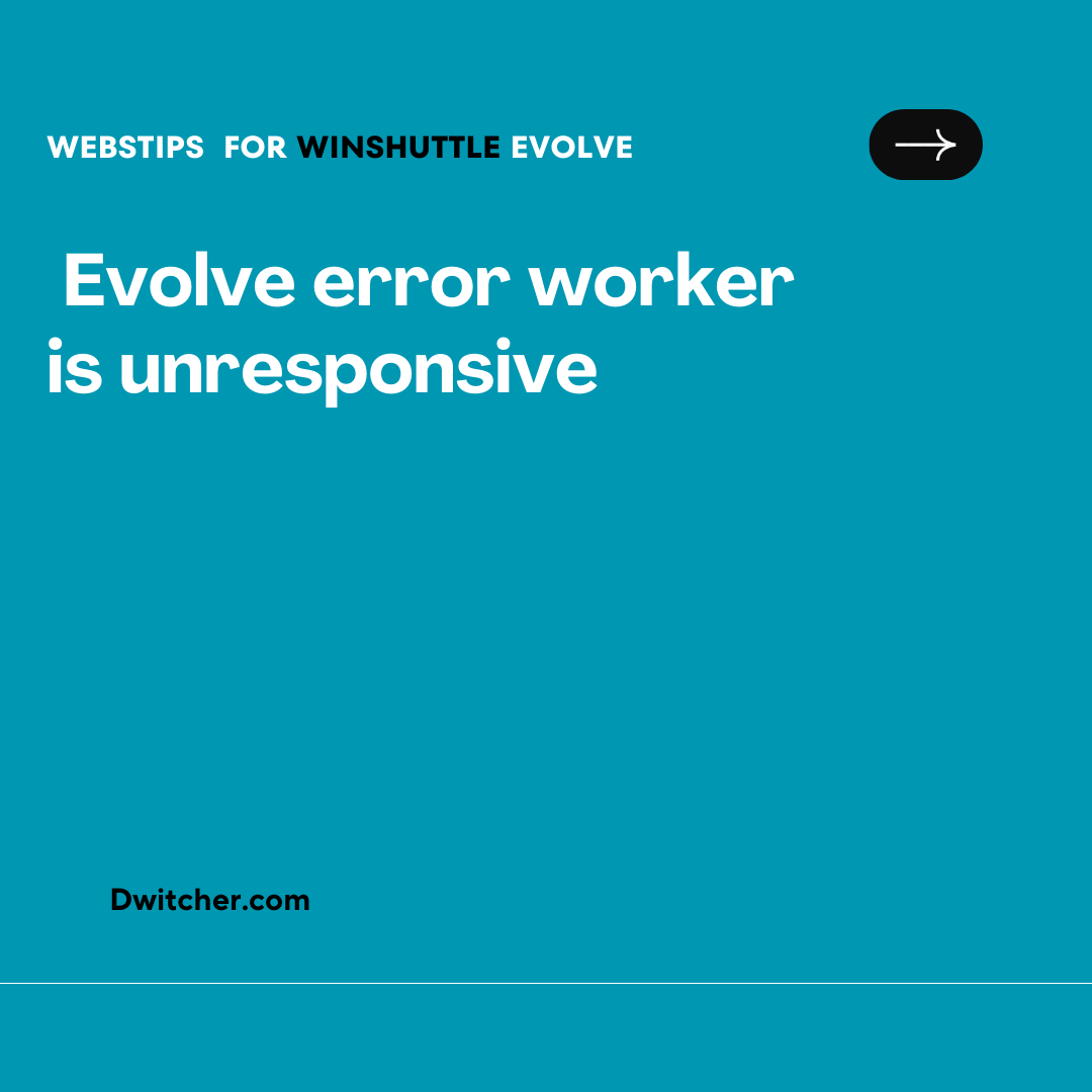 Read more about the article Error- Worker is unresponsive