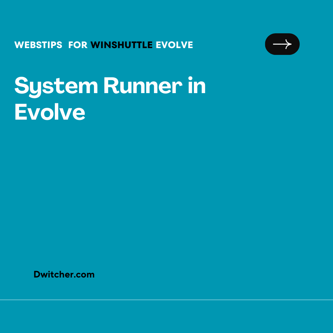 You are currently viewing Evolve: Add System Runner