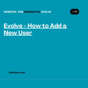 Read more about the article Evolve – How to Add a New User